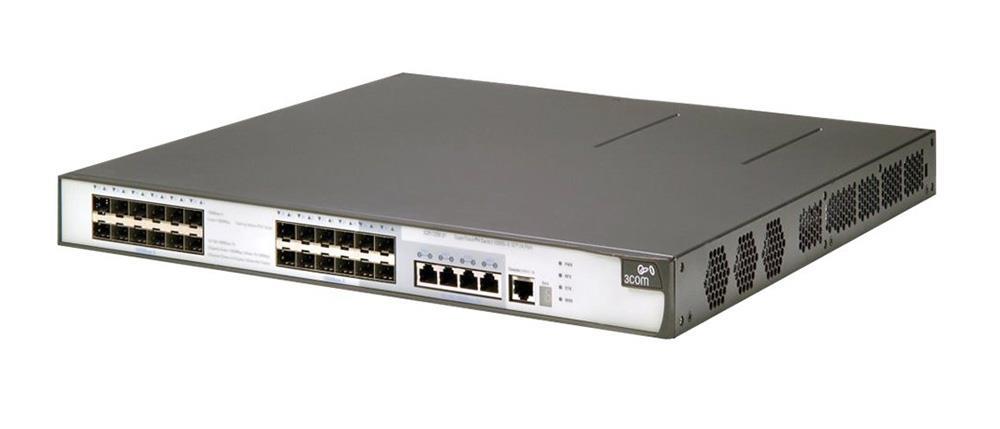 JE088A#ABB HP E5500-24G 24-Ports 10/100/1000MBPS RJ-45 Manageable Layer3 Rack-mountable Stackable Ethernet Switch with 4x Dual Personality Ports (Refurbished)