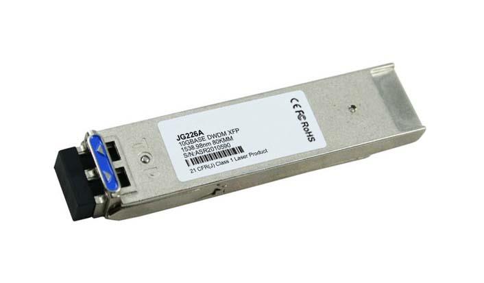JG226A HP ProCurve X180 10Gbps 10GBase-DWDM Single-mode Fiber 80km 1538.98nm Duplex LC Connector XFP Transceiver Module