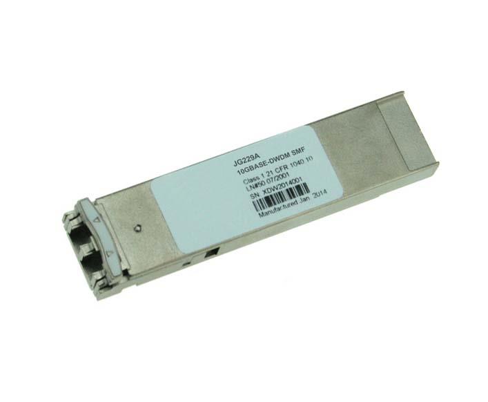 JG229A HP ProCurve X180 10Gbps 10GBase-DWDM Single-mode Fiber 80km 1542.14nm Duplex LC Connector XFP Transceiver