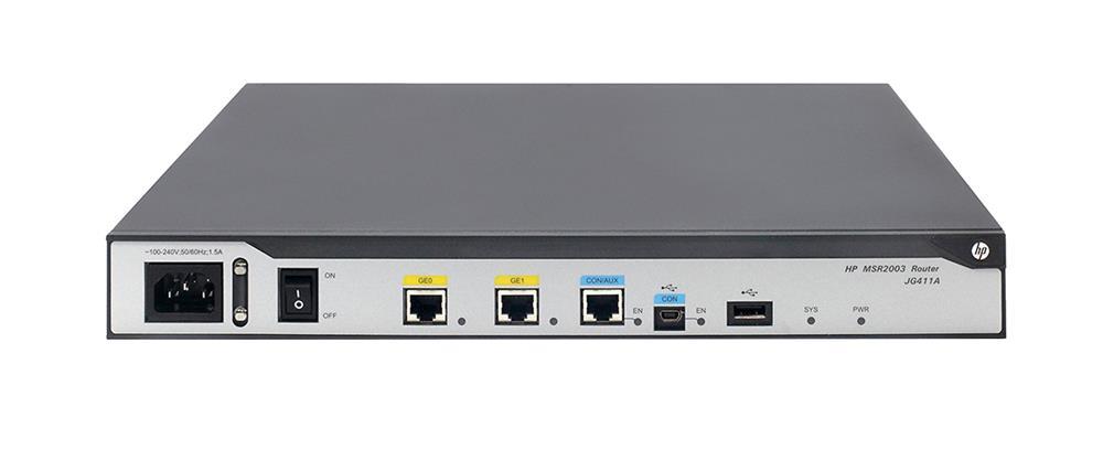 JG411AABA HP Msr2003 Ac Router 2 Ports 3 Slots Desktop (Refurbished)