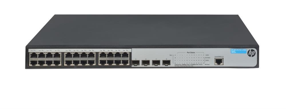 JG925A HP 1920-24G-PoE+ 24 RJ-45 Auto-Negotiating 10/100/1000 Ports Managed 4SFP Desktop,Rack Mountable Switch (Refurbished)