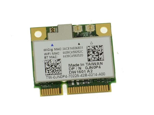 JN0P4 Dell WiFi Card DW1601 Mini PCI-E 802.11a/b/g/n Bluetooth for Latitude E7440