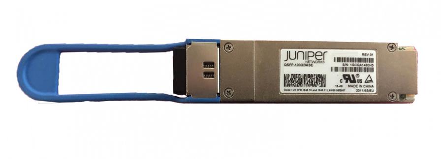 JNP-QSFP-100G-LR4 Juniper 100Gbps 100GBase-LR4 Single-mode Fiber 10km 1310nm Duplex LC Connector QSFP28 Transceiver Module (Refurbished)