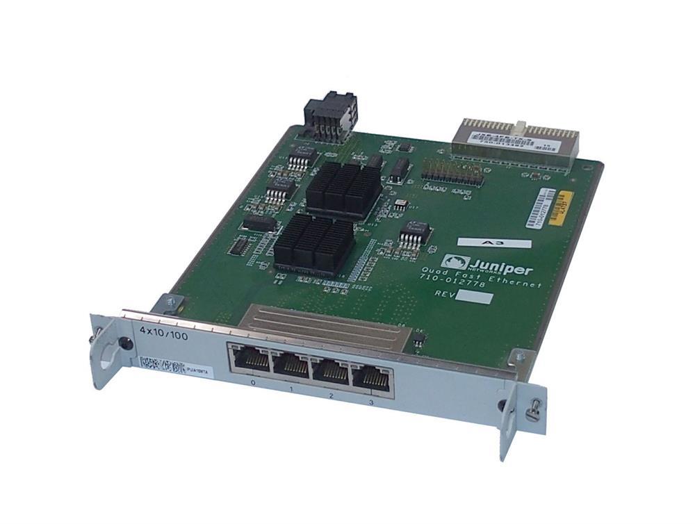 JXE-4FE-TX-S Juniper 4-Ports Fast Ethernet Enhanced Interface Module (Refurbished)
