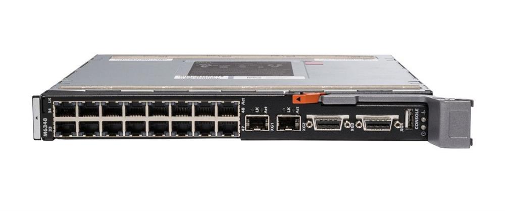 K002V Dell PowerConnect M6348 48-Ports 10gbe Convered Switch Module (Refurbished)