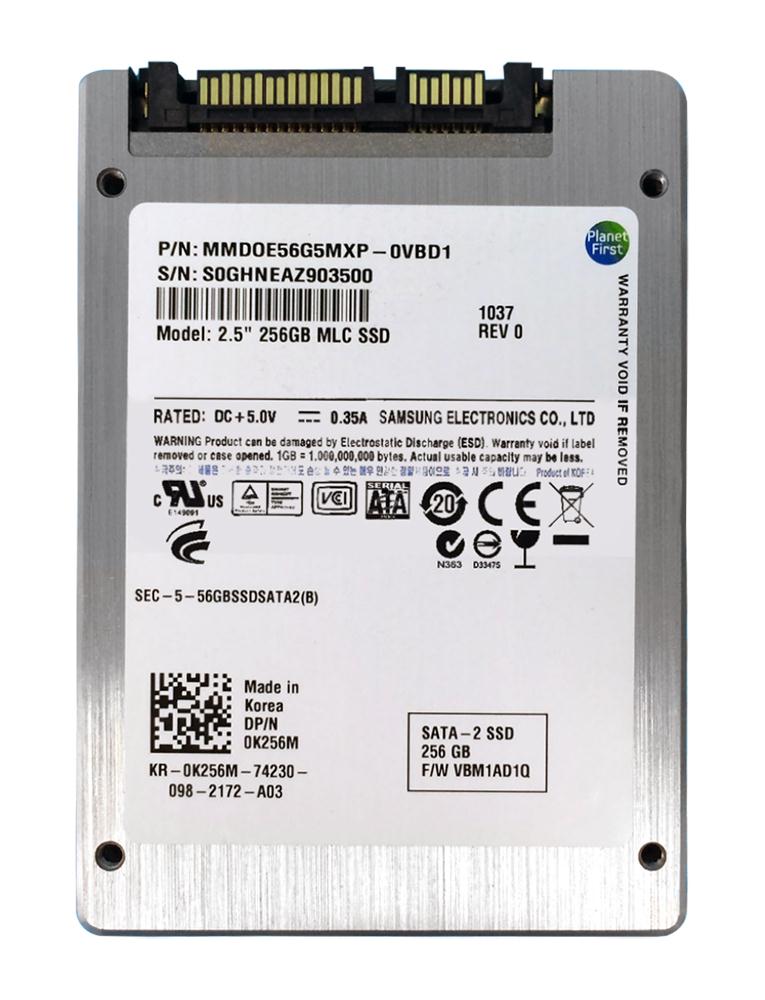 K256M Dell 256GB MLC SATA 3Gbps 2.5-inch Internal Solid State Drive (SSD)