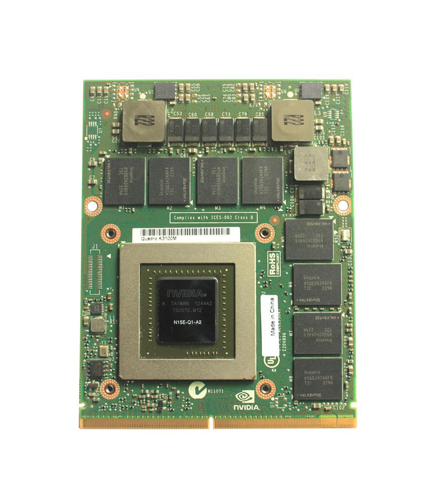 K3100M Nvidia Quadro 4GB GDDR5 256-Bit Video Graphics Card