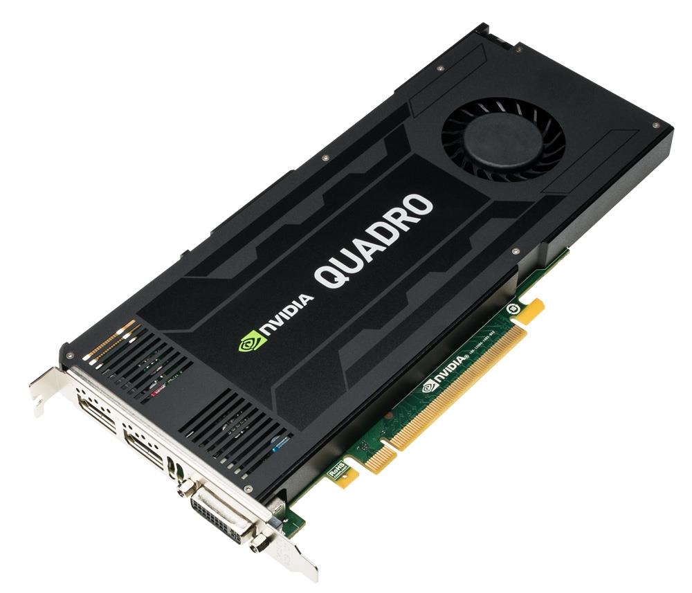K4200 Nvidia Quadro 4GB GDDR5 256-Bit PCI Express 2.0 x16 Dual Link DVI/ DisplayPort Video Graphics Card