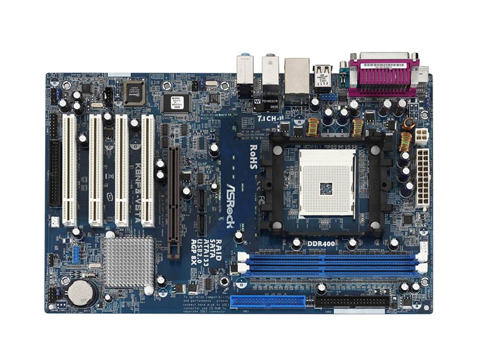 K8NF3-VSTA-BO-R ASRock K8nf3-vsta Nforce3 250 Socket 754 Atx Motherboard W/audio (Refurbished)