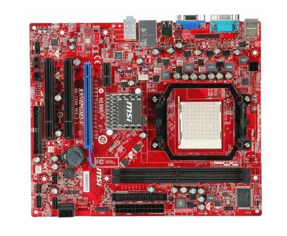 K9N6PGM2VV2 MSI Socket AM2+ Nvidia GeForce 6150 SE Chipset AMD Phenom II X4/ Phenom II X3/ Phenom II X2/ Phenom X4/ Phenom X3/ AMD Athlon II X4/ Athlon II X3/ Athlon X2/ AMD Sempron Processors Support DDR2 2x DIMM 2x SATA 3.0Gb/s Micro-ATX Motherboard (Refurbished)