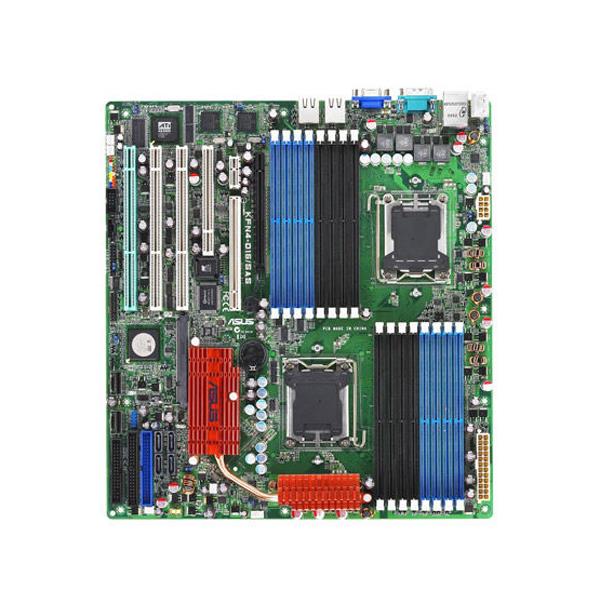 KFN4-D16/SAS ASUS Dual Socket 1207 Nvidia nForce 2000 Professional Chipset AMD Opteron 2000 Processors Support DDR2 16x DIMM 4x SATA Extended-ATX Server Motherboard (Refurbished)