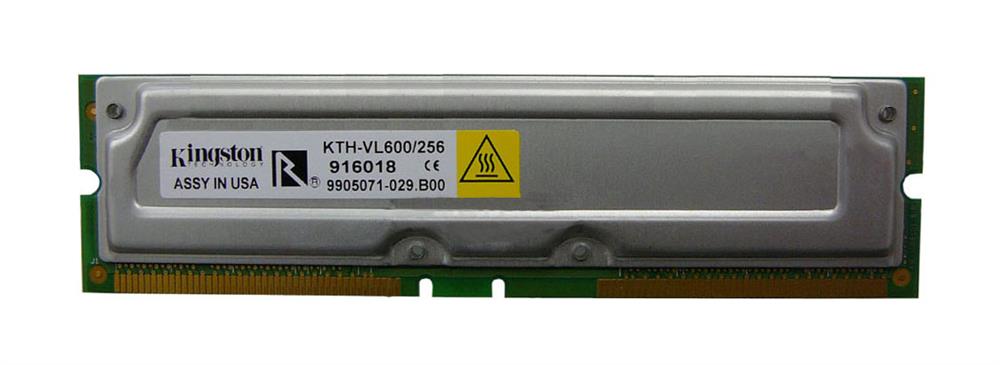 KTH-VL600/256 Kingston Rambus 256MB PC700 700MHz non-ECC 184-Pin RDRAM Memory Module for HP D9503A