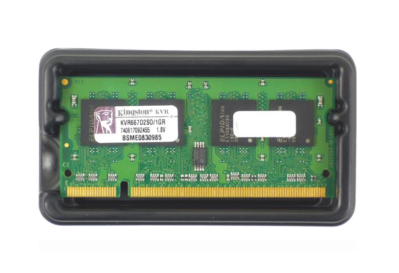 KVR667D2SO/1GR Kingston 1GB PC2-5300 DDR2-667MHz non-ECC Unbuffered CL5 200-Pin SoDimm Dual Rank Memory Module