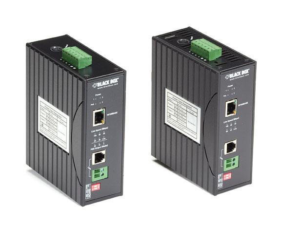 LBPS310A-KIT Black Box Hardened Power-over-Line (PoL) PoE Ethernet Extender Kit