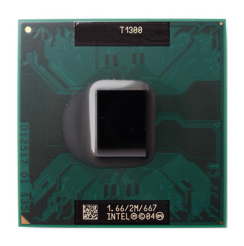 LF80538GF0282M Intel Core Solo T1300 1.66GHz 667MHz FSB 2MB L2 Cache Socket PGA478 Mobile Processor