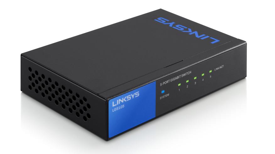 LGS105-UK Linksys Unmanaged Switch 5-port (Refurbished)