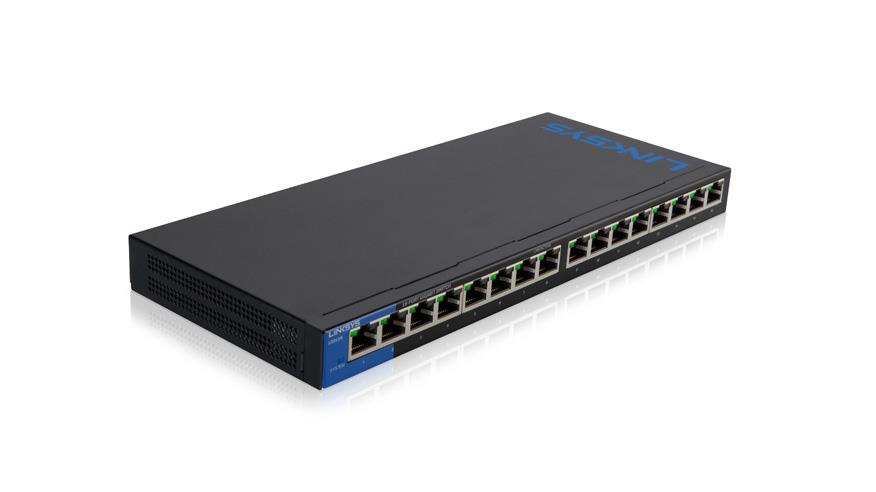 LGS116-UK Linksys 16-Ports Gigabit Ethernet Switch 16 Ports 16 X Rj-45 10/100/1000base-t (Refurbished)