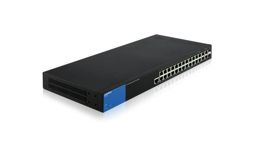 LGS528P Linksys 28-Ports Managed Gigabit PoE+ Switch (Refurbished)