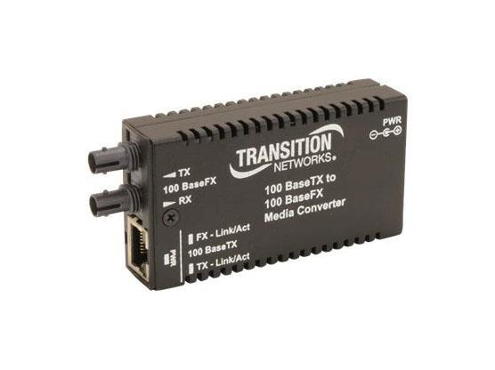 M/E-TX-FX-01(SM)-BR Transition Networks Mini 100Basetx To 100Basefx Sc Sm 20Km 3.3V - Br Media Converter