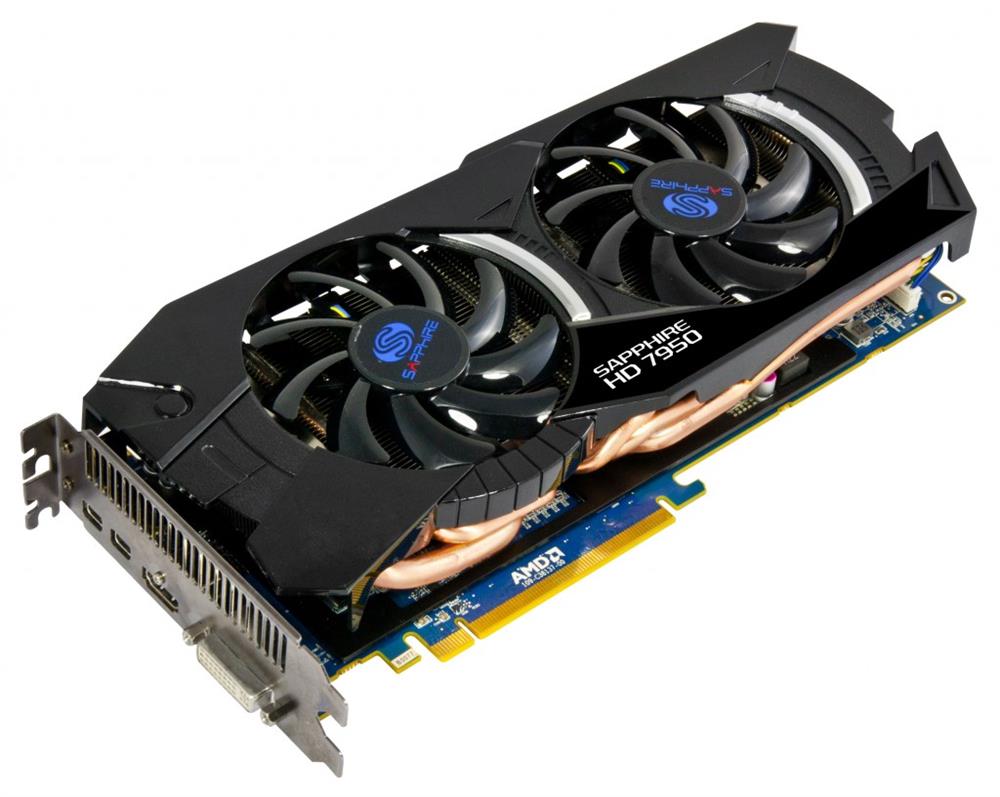 M030-0039-01 Sapphire Radeon HD 7950 3GB 384-Bit GDDR5 PCI Express 3.0 x16 HDMI/ DVI-I/ Dual Mini DisplayPort Video Graphics Card