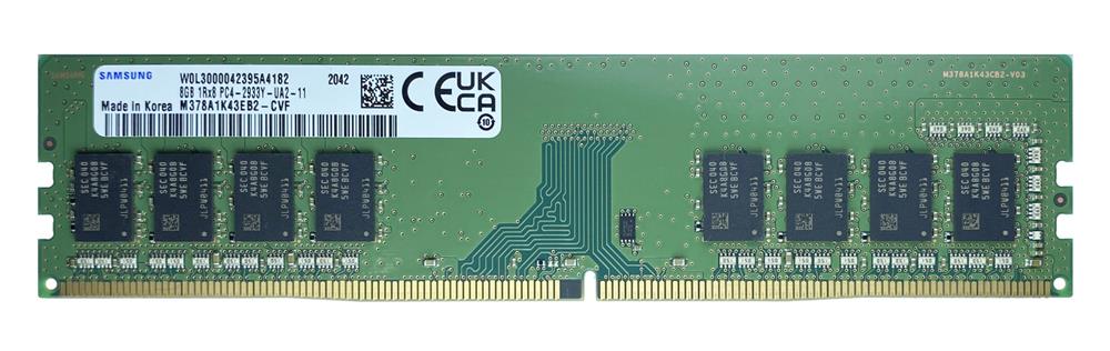 M378A1K43EB2-CVF Samsung 8GB PC4-23400 DDR4-2933MHz non-ECC Unbuffered CL21 288-Pin DIMM 1.2V Single Rank Memory Module