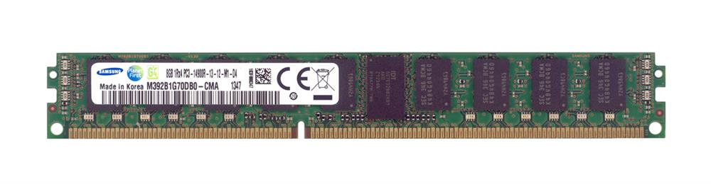 M392B1G70DB0-CMA Samsung 8GB PC3-14900 DDR3-1866MHz ECC Registered CL13 240-Pin DIMM Single Rank Very Low Profile (VLP) Memory Module