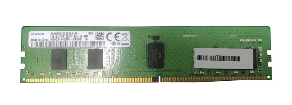 M393A1K43BB1-CTD Samsung 8GB PC4-21300 DDR4-2666MHz Registered ECC CL19 288-Pin DIMM 1.2V Single Rank Memory Module