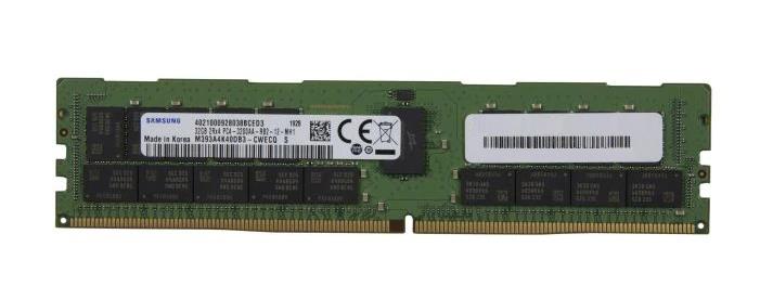 M393A4K40DB3-CWE Samsung 32GB PC4-25600 DDR4-3200MHz Registered ECC CL22 288-Pin DIMM 1.2V Dual Rank Memory Module