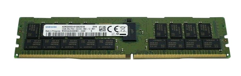 M393A4K40DB3-CWEGY Samsung 32GB PC4-25600 DDR4-3200MHz Registered ECC CL22 288-Pin DIMM 1.2V Dual Rank Memory Module