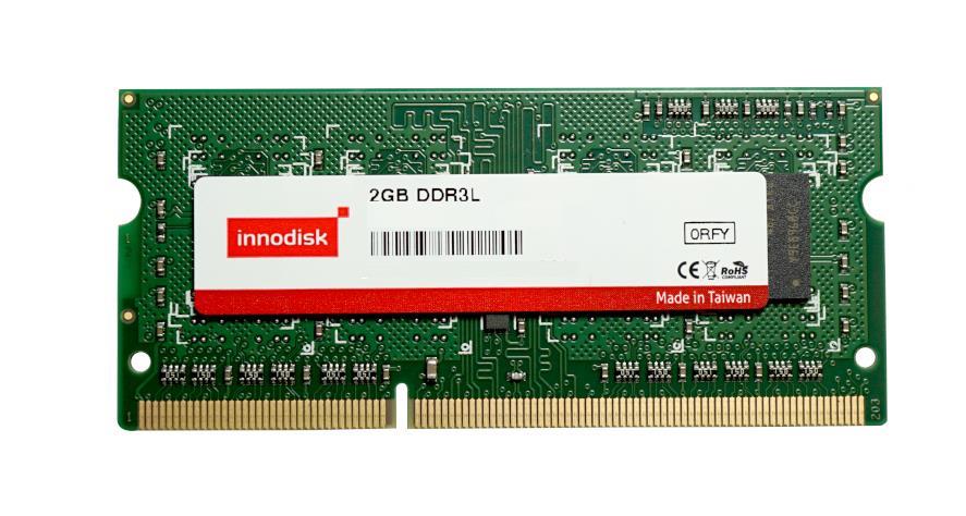 M3ST-2GSVFL0E-E Innodisk 2GB PC3-14900 DDR3-1866MHz non-ECC Unbuffered CL13 204-Pin SoDimm 1.35V Low Voltage Single Rank Memory Module