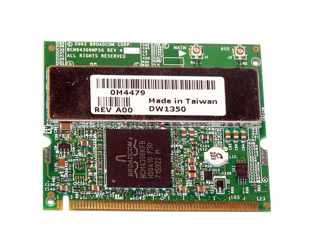 M4479 Dell Wireless Board Truemobile 1350 802.11 b & g MiniPCI