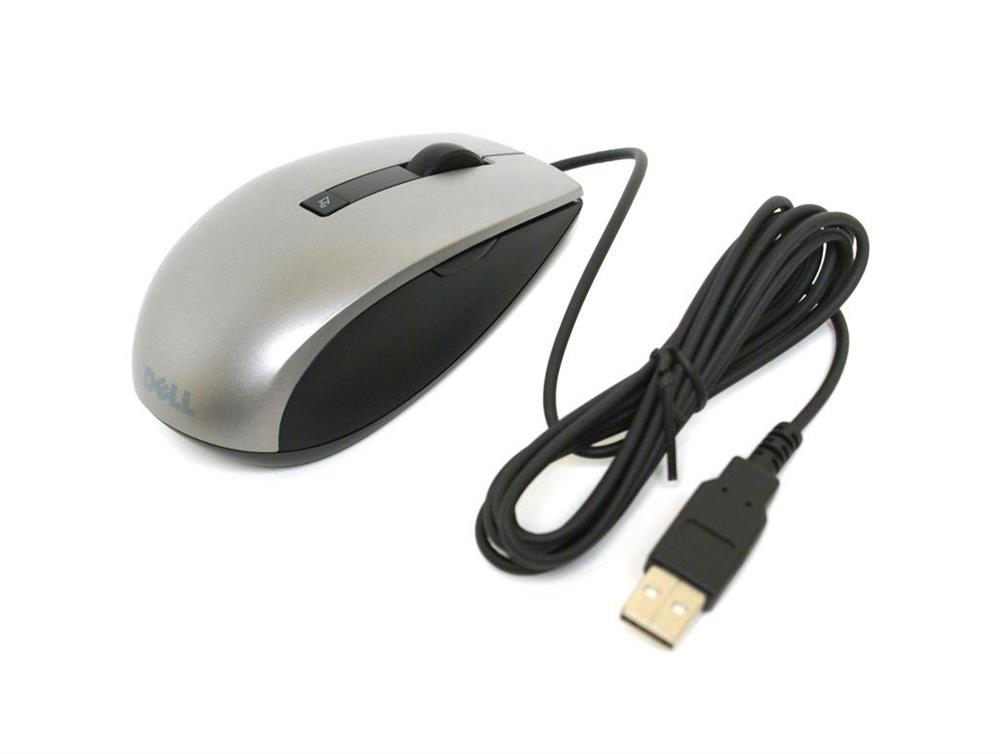 M534D Dell 6-Button USB Silver Laser Optical Mouse