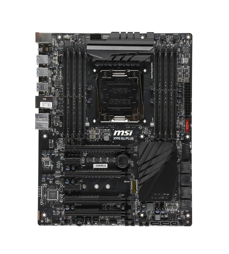 M6910244 MSI X99S SLI Plus LGA 2011-v3 Intel X99 SATA 6Gb/s ATX Intel Motherboard (Refurbished)