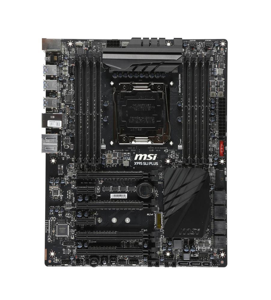 M6910245 MSI X99S SLI Plus LGA 2011-v3 Intel X99 SATA 6Gb/s ATX Intel Motherboard (Refurbished)
