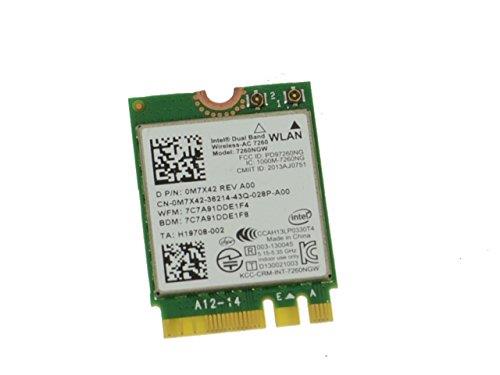 M7X42 Dell Intel Wireless 7260 WLan Wifi 802.11 Ac/a/b/g/n + Bluetooth 4.0