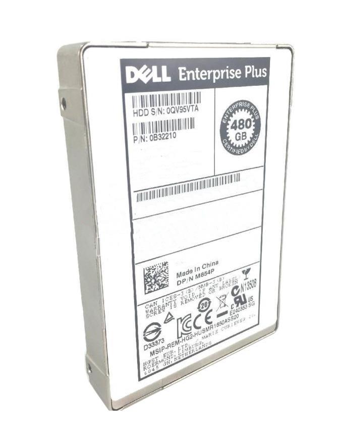 M854P Dell Enterprise Plus 480GB MLC SAS 12Gbps Read Intensive 2.5-inch Internal Solid State Drive (SSD)