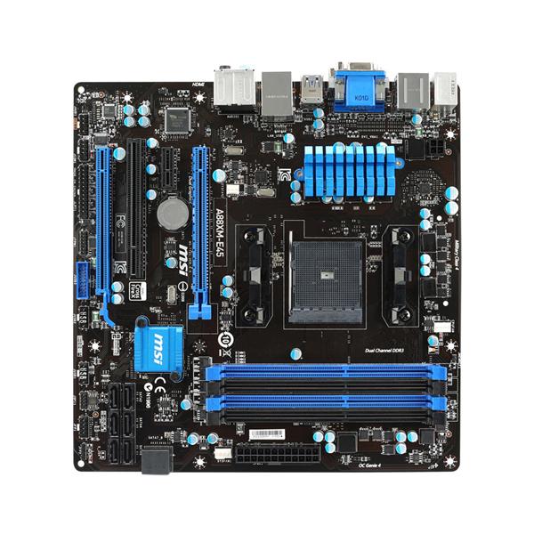MB-88E45V2 MSI A88XM-E45 V2 AMD A88X Chipset Socket FM2+ M-ATX Motherboard (Refurbished)