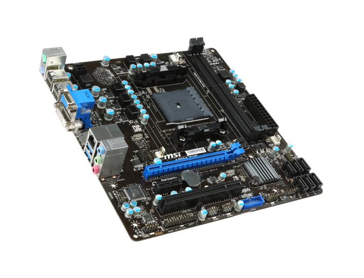 MB-A78E35V MSI A78M-E35 AMD A Series/Athlon Processors A78 Chipset Socket FM2+ M-ATX Motherboard (Refurbished)