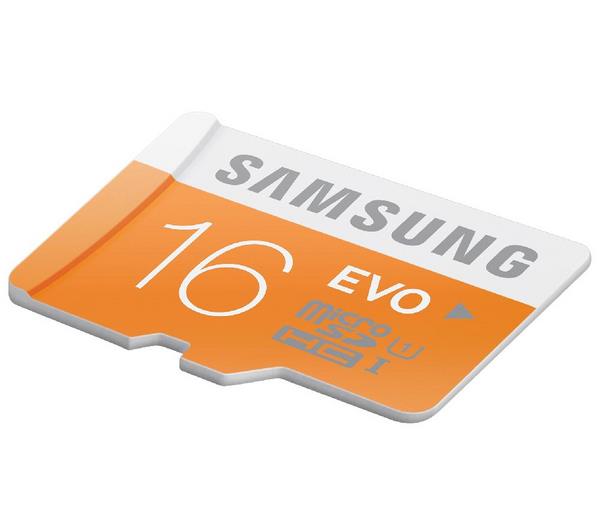 MB-MP16D/EU Samsung Evo 16GB Class 10 microSDHC UHS-I Flash Memory Card