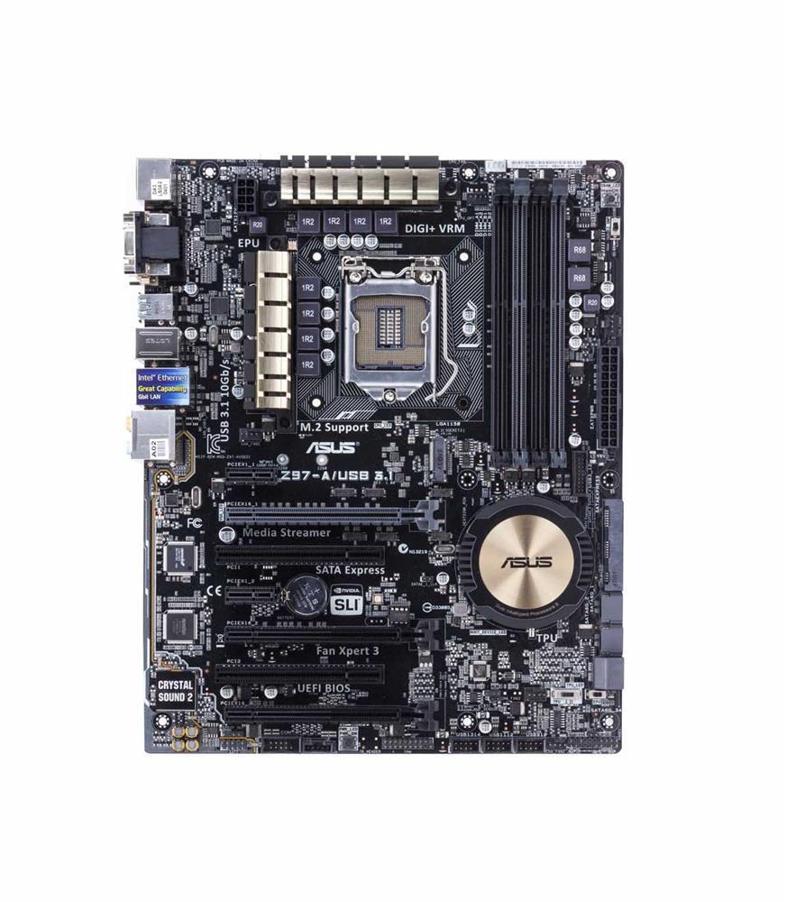 MB-S97M2U3 ASUS SABERTOOTH Z97 Mark 2/USB 3.1 Intel Z97 Express Socket LGA1150 ATX Motherboard (Refurbished)