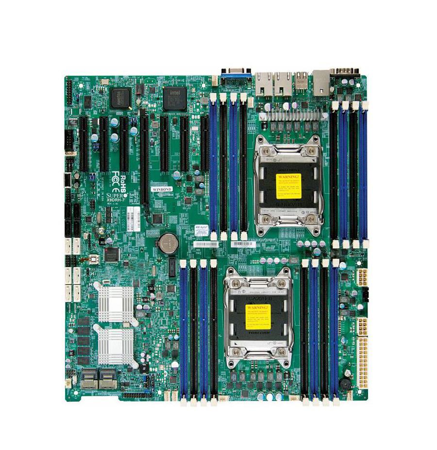 MB-X9DRH-7TF-O-P SuperMicro Intel C602 Chipset Xeon E5-2600 and E5-2600 v2 Series Processors Support Dual Socket R LGA-2011 Extended-ATX Server Motherboard (Refurbished)