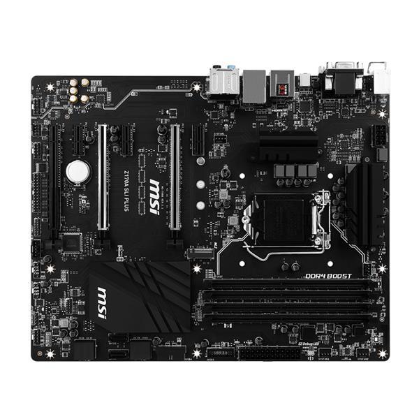 MB-Z170ASP MSI Z170A SLI Socket LGA 1151 Intel Z170 Chipset 6th Generation Core i7 / i5 / i3 / Pentium / Celeron Processors Support DDR4 4x DIMM 6x SATA 6.0Gb/s ATX Motherboard (Refurbished)