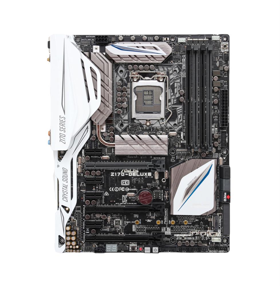 MB-Z170DEX ASUS Z170-Deluxe Intel Z170 Chipset Socket LGA1151 ATX Motherboard (Refurbished)