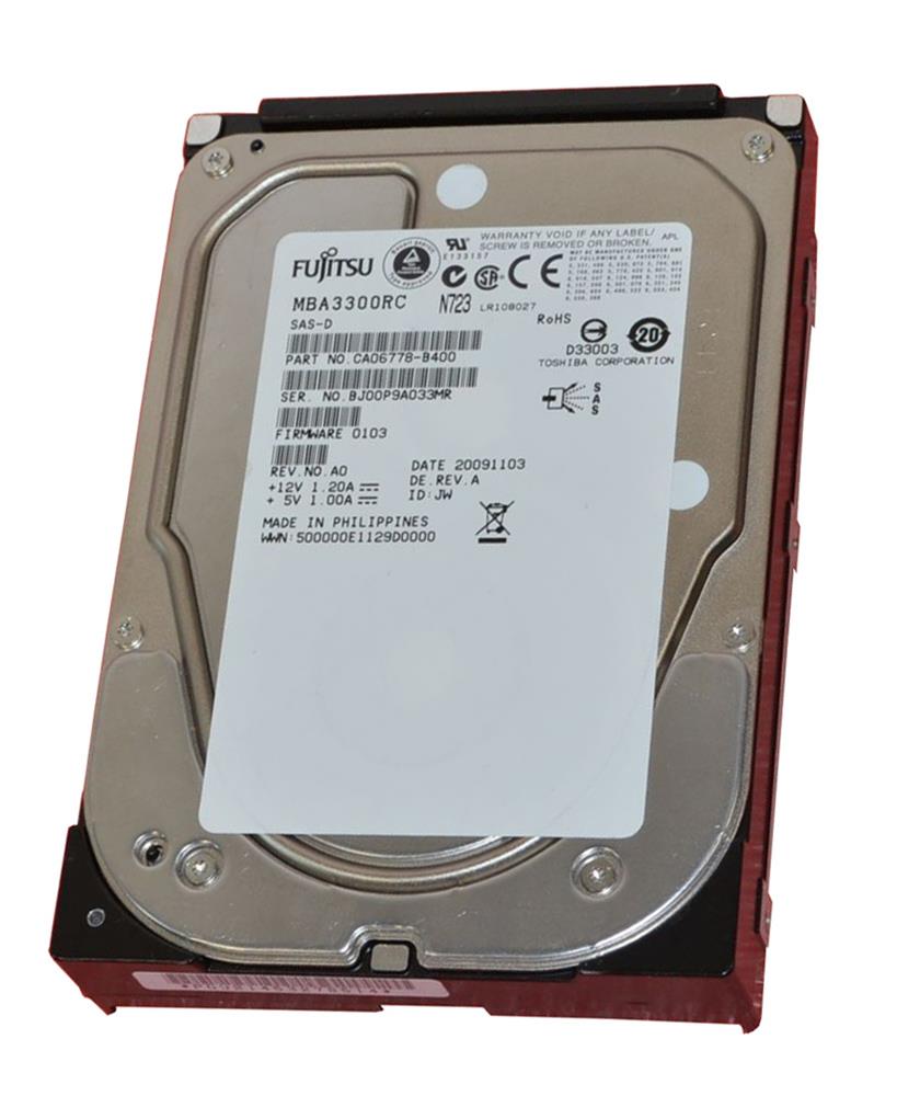 MBA3300RC Fujitsu Enterprise 300GB 15000RPM SAS 3Gbps 16MB Cache 3.5-inch Internal Hard Drive
