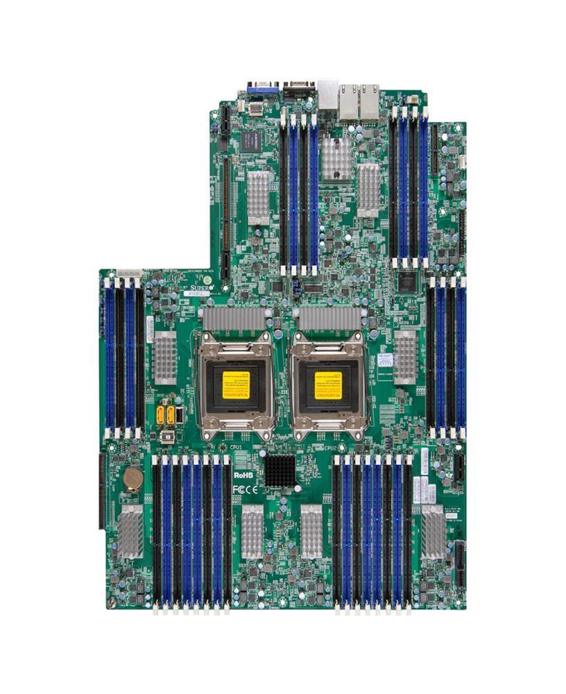 MBD-X10DBT-T-B SuperMicro X10DBT-T Dual Socket LGA 2011 Intel C602 Chipset Xeon E7-2800 v2/ E7-4800 v2/ E7-8800 v2 Processors Support DDR3 32x DIMM 2x SATA2 3.0Gb/s Server Motherboard (Refurbished)