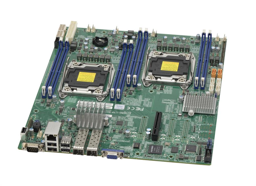 MBD-X10DRD-LTP-O SuperMicro X10DRD-LTP Dual Socket R3 LGA 2011 Xeon E5-2600 v4 / v3 Intel C612 Chipset DDR4 8 x DIMM 6 x SATA 6Gbps E-ATX Server Motherboard (Refurbished)