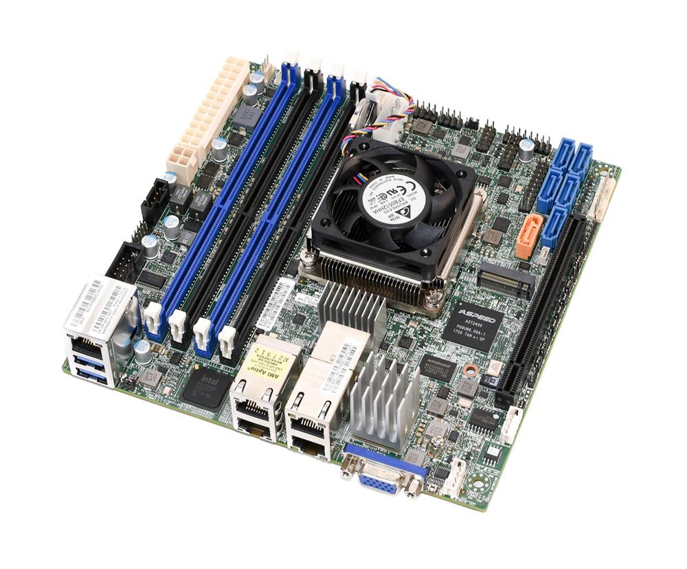 MBD-X10SLM-F-O SuperMicro Intel C224 Express PCH Xeon E3-1200 v3/ 4th Gen Core i3/ Pentium/ Celeron Processors Support Single socket H3 LGA-1150 micro-ATX Server Motherboard (Refurbished)