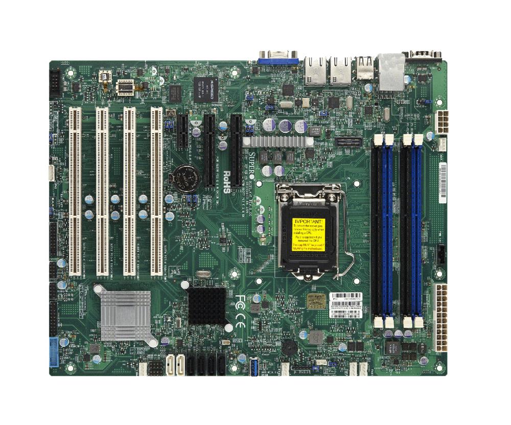 MBD-X10SLX-F-O SuperMicro X10SLX-F Socket LGA 1150 Intel C222 Express Chipset Intel Xeon E3-1200 v3/v4 4th Generation Core i3/ Pentium/ Celeron Processors Support DDR3 4x DIMM 2x SATA3 6.0Gb/s ATX Server Motherboard (Refurbished)