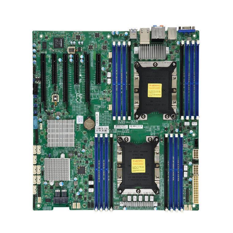 MBD-X11DAC-O SuperMicro X11DAC LGA 3647 Intel Chipset 2nd Generation Intel Xeon Scalable Processors Support DDR4 16x DIMM 8x SATA3 6.0Gb/s E-ATX Server Motherboard (Refurbished)