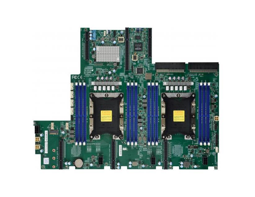 MBD-X11DGQ SuperMicro Socket LGA 3647 Intel C621 Chipset Intel Xeon Scalable Processors Support DDR4 12x DIMM 4x SATA3 6.0Gb/s Proprietary Server Motherboard (Refurbished)